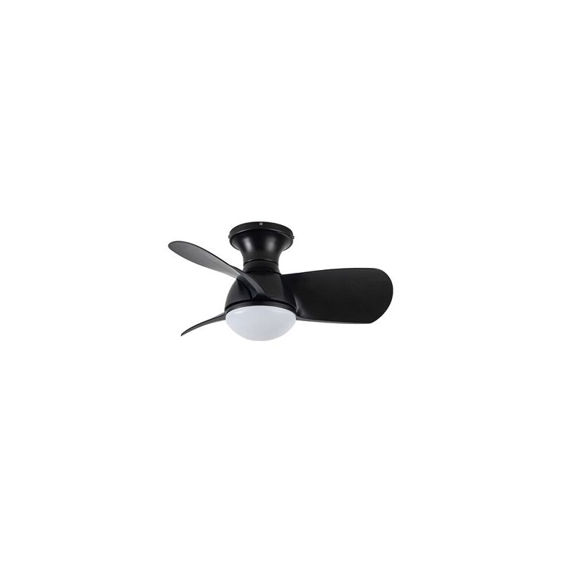 foto del prodotto cristalrecord epona ventilatore led nero 20w 2000lm cct dim