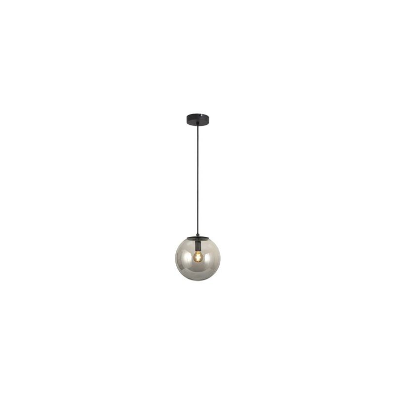 foto del prodotto cristalrecord lampada a sospensione boston nera fum 1xe14