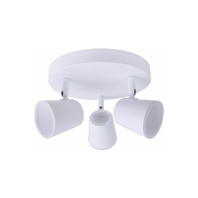 foto del prodotto cristalrecord lampada da soffitto a led 3 faretti 15w 4000k bianco ghiaccio 25 613 01 000