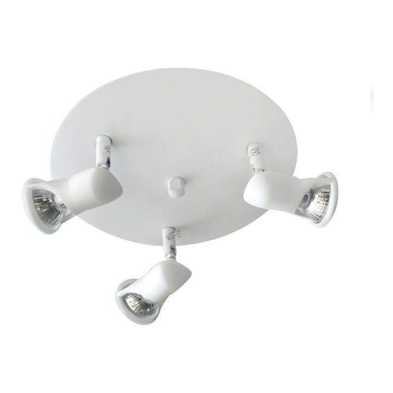 foto del prodotto cristalrecord plafoniera 3 luci new flipper bianco strutturato 001 2888 3 080