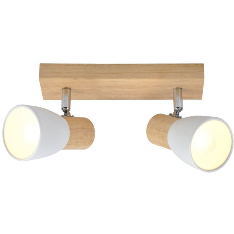 foto del prodotto cristalrecord - plafoniera lan con due faretti