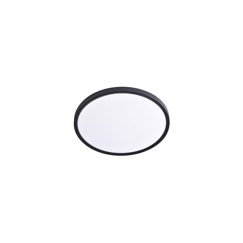 foto del prodotto cristalrecord plafoniera led mery nera 18w 1782lm 3cct dim