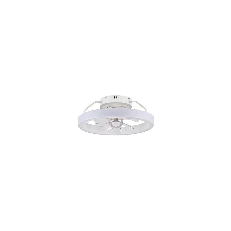 foto del prodotto cristalrecord ventilatore da soffitto led bianco dinirot 50w 4800lm. dim. cct