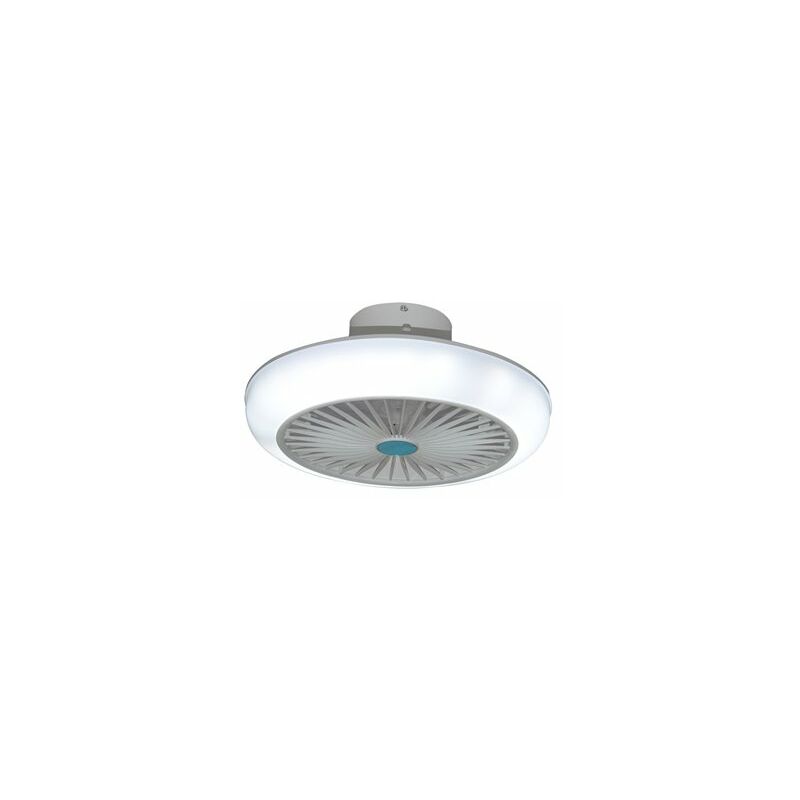 foto del prodotto cristalrecord ventilatore da soffitto led iris dc 450 36w rgb con altoparlante