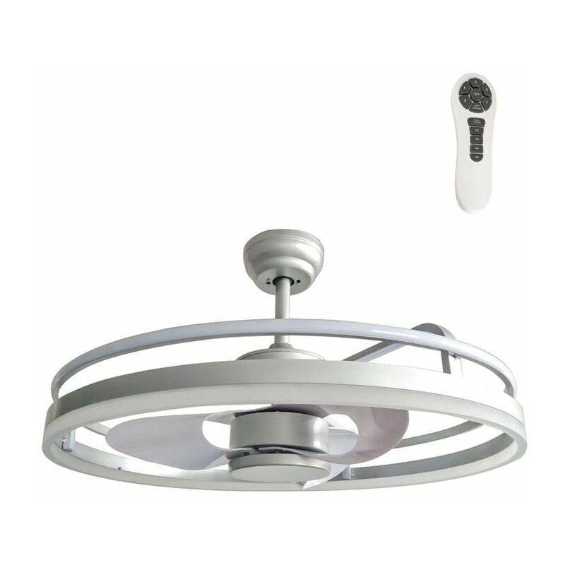 foto del prodotto cristalrecord ventilatore dc agra grigio led 48w 4000k
