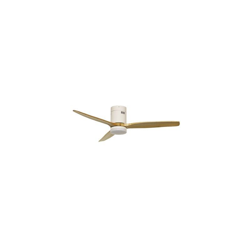 foto del prodotto cristalrecord yen ventilatore led bianco legno 15w 1500lm cct