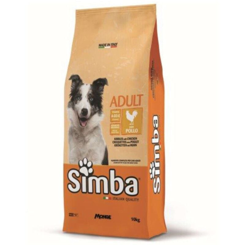 foto del prodotto crocchetta cane monge simba 10 kg adult pollo