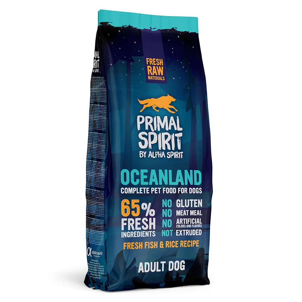 foto del prodotto crocchette per cani primal spirit 65 oceanland 12 kg