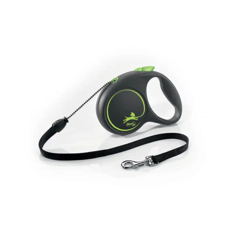 foto del prodotto croci guinzaglio flexi black design cord xs 3mt verde