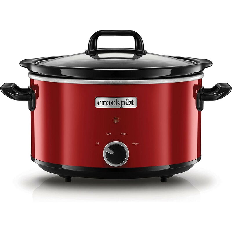 foto del prodotto crockpot pentola per cottura lenta, slow cooker, capienza 3.5 litri, fino a 4 persone, 2 impostazioni cottura e funzione mantenimento in caldo, 210