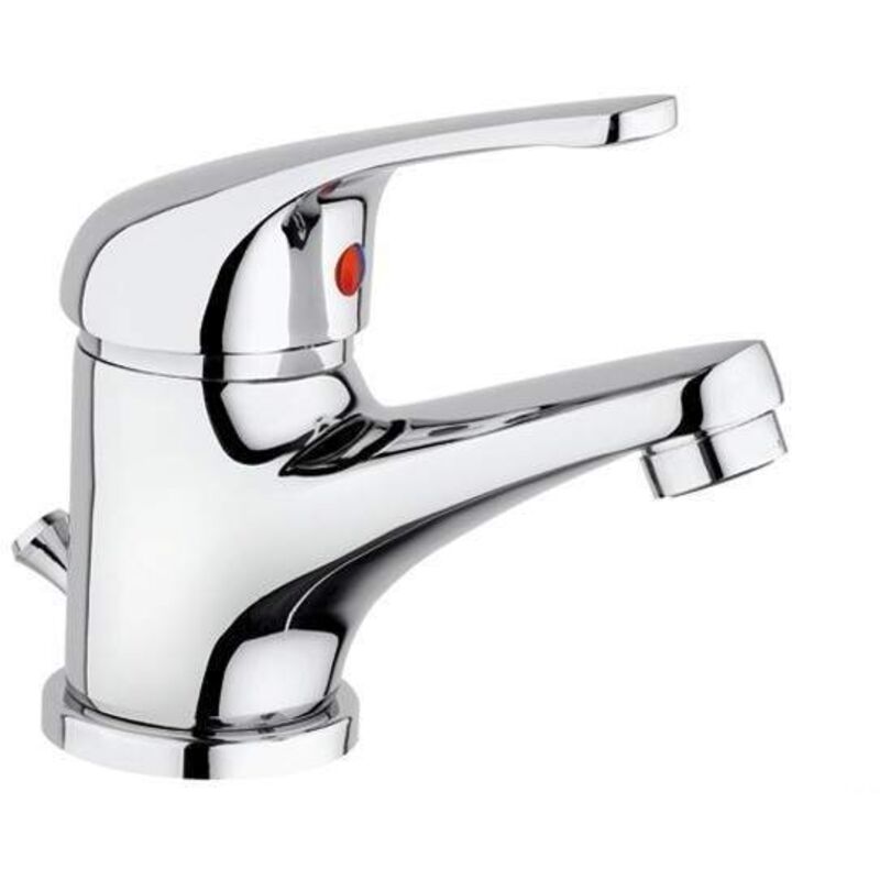 foto del prodotto crolla - miscelatore lavabo sirio h23 ottone cromato piletta 11 4