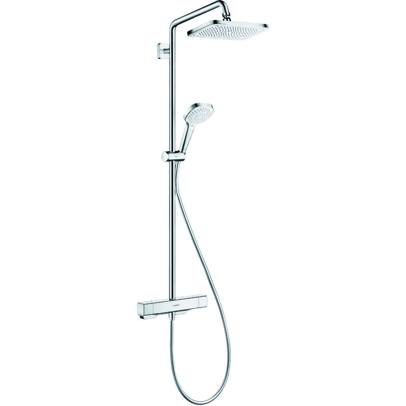 foto del prodotto croma e showerpipe 280 1jet ecosmart 9 l min avec hansgrohe