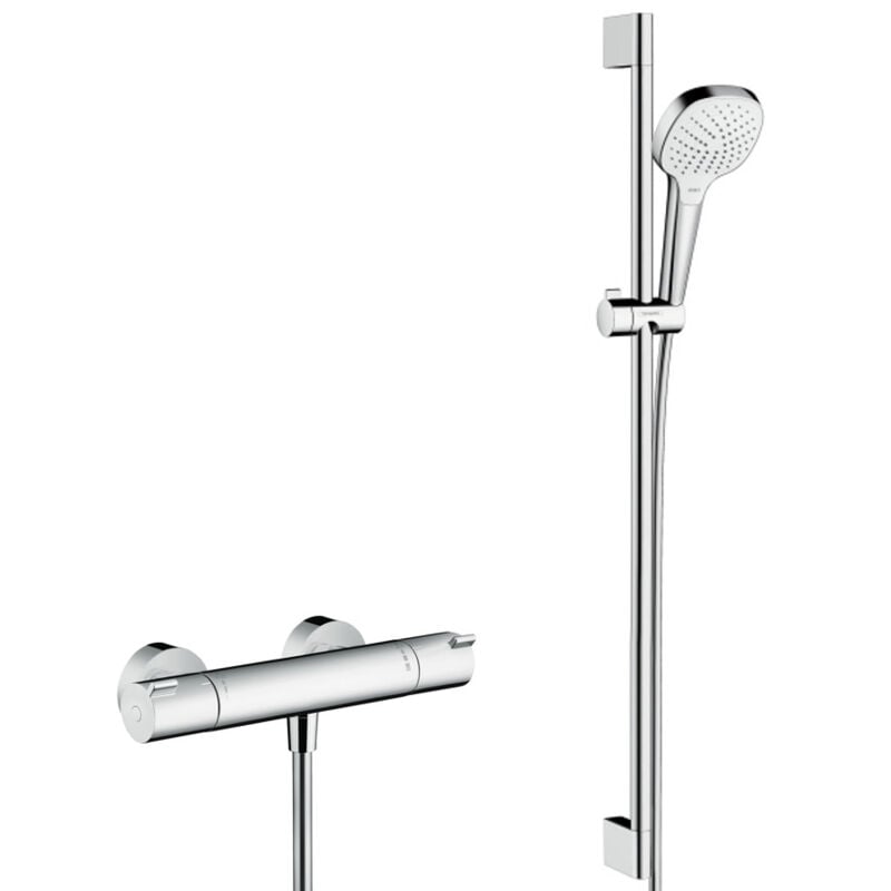 foto del prodotto croma select e 110 vario unica croma 0,90m set doccia miscelatore termostatico per doccia, cromo 13211000 cromaselecte hansgrohe