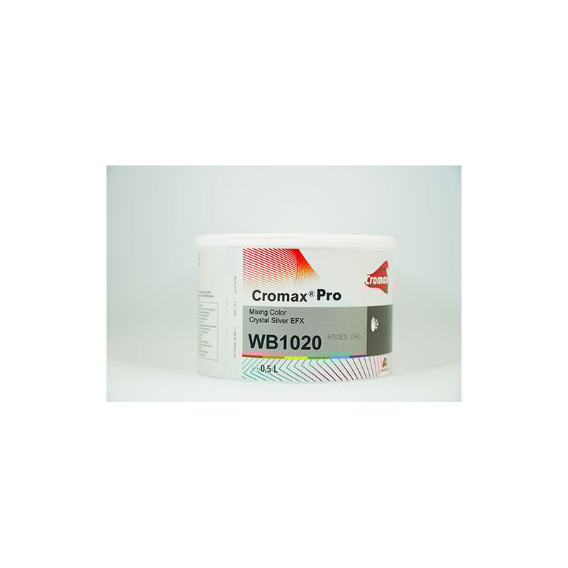 foto del prodotto cromax pro wb1020 base crystal silver efx litri 0,5