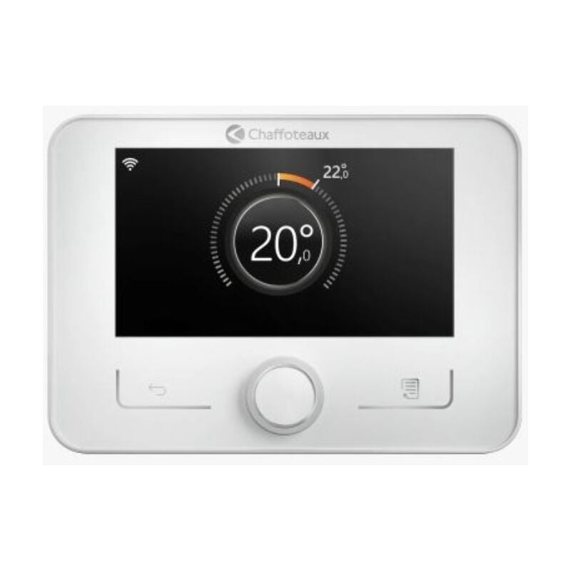 foto del prodotto cronotermostato con schermo tft expert hd bianco chaffoteaux 3319469