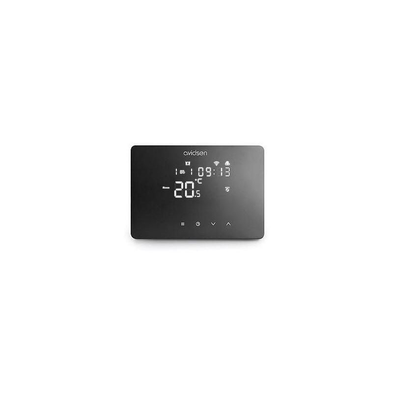 foto del prodotto cronotermostato da incasso wifi avidsen max 5a 1150w nero 127073