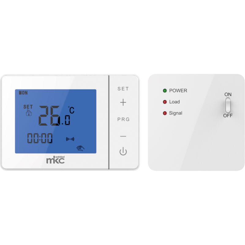 foto del prodotto cronotermostato digitale con programmazione settimanale, wireless a 2,4ghz mkc mk 725
