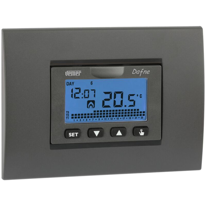 foto del prodotto cronotermostato digitale da incasso 503 a batteria vemer vn166500 dafne