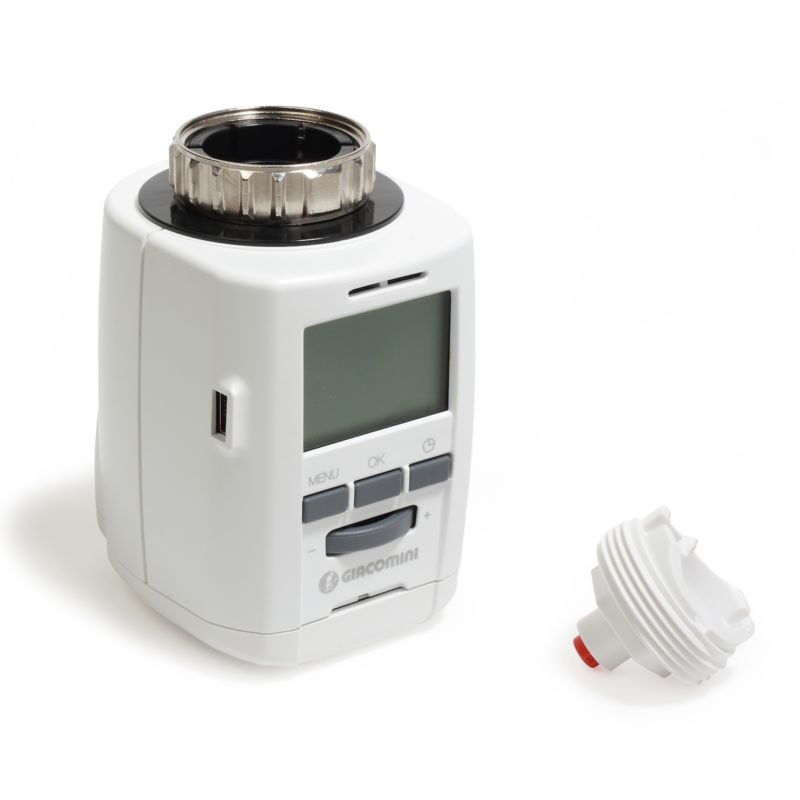 foto del prodotto cronotermostato per radiatore giacomini k470hx001 bianco