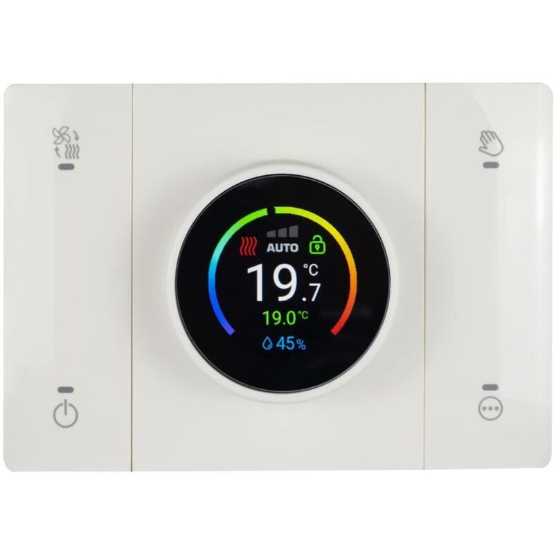 foto del prodotto cronotermostato smart connesso mesh t44 230v bianco domus ave 441crt w