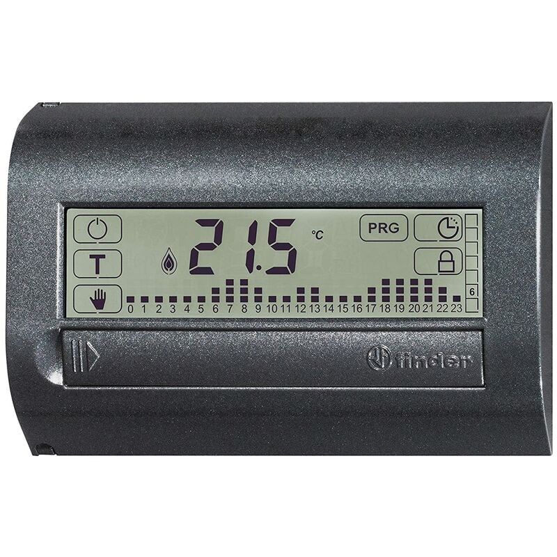 foto del prodotto cronotermostato touch basic da parete antracite finder 1c.71.9.003.2007