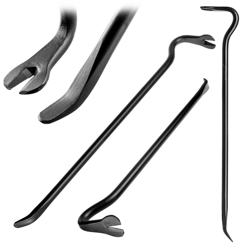 foto del prodotto crowbar forgiato curvo 700mm estrattore per chiodi breszka brecha pinza da costruzione kadax