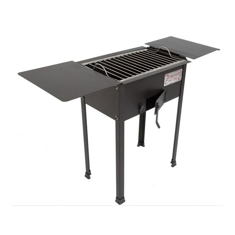 foto del prodotto cruccolini barbecue a carbone in ferro battuto elba cm. 87x30x66h