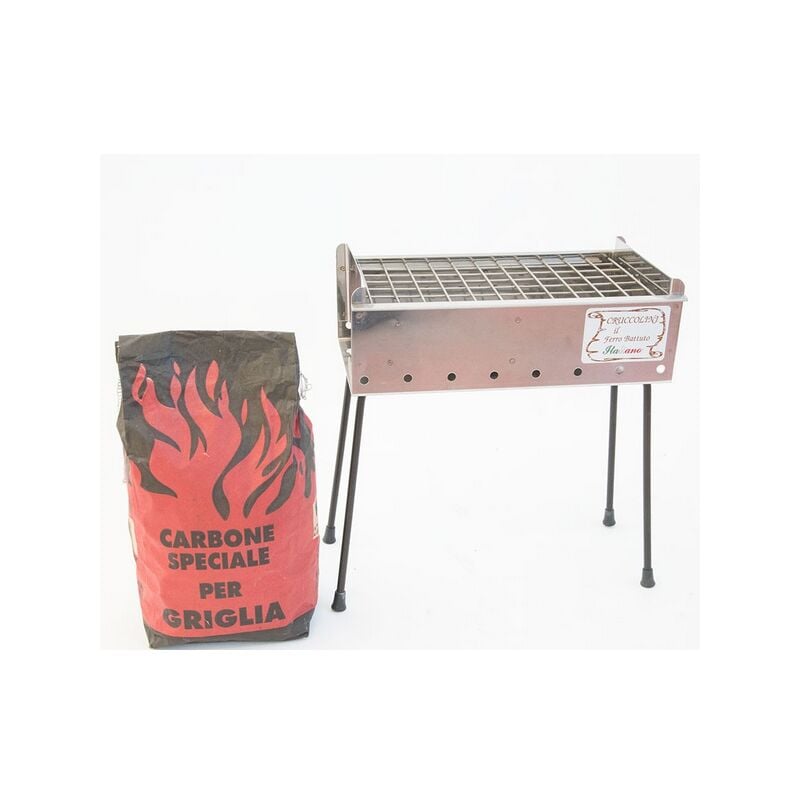 foto del prodotto cruccolini barbecue a carbone positano inox cm. 60