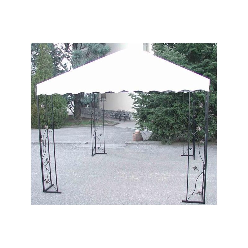 foto del prodotto cruccolini gazebo in ferro battuto bacco mt.3x3 gazebi arredo giardino esterno