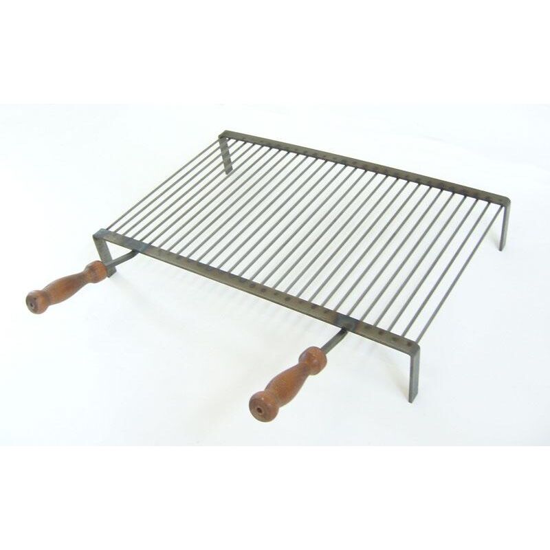 foto del prodotto cruccolini graticola bistecchiera griglia amiata cm. 60x37 con piedi appoggio