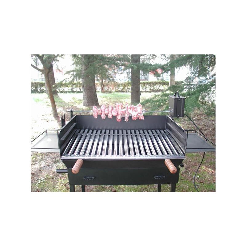 foto del prodotto cruccolini kit girarrosto elettrico cm. 110x14x16h per barbecue