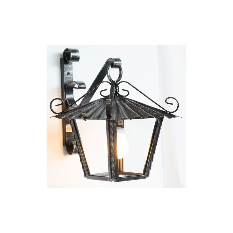 foto del prodotto cruccolini lampade linea lanterne lanterna a muro quadrata cm. 25x34x35