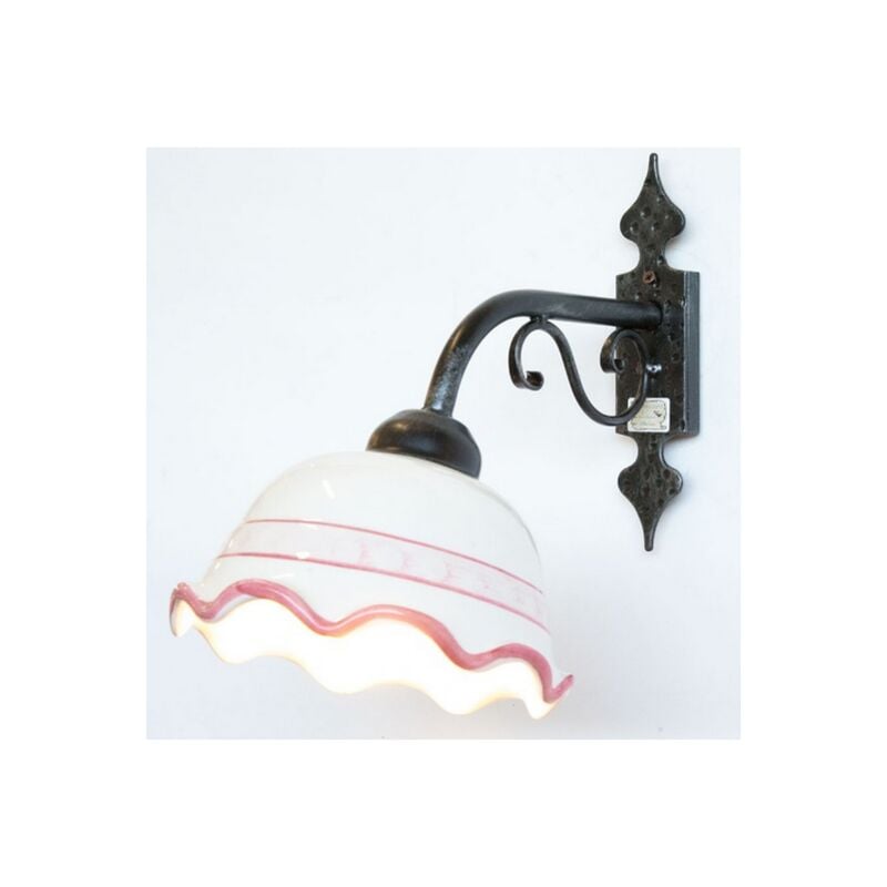 foto del prodotto cruccolini lampade linea vintage lampada a muro applique 1 luce rosa o gialla