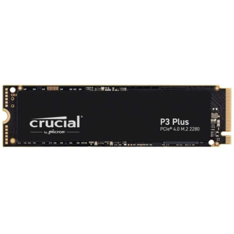 foto del prodotto crucial hard disk ssd 2tb p3 plus m.2 4.0 nvme 2280 ct2000p3pssd8 