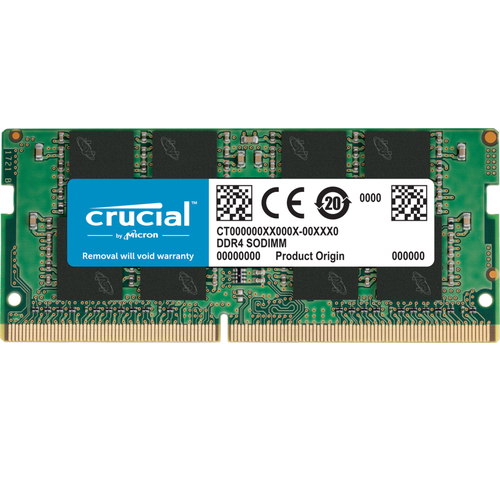 foto del prodotto crucial ram sodimm 16gb 3200mhz ddr4 cl22