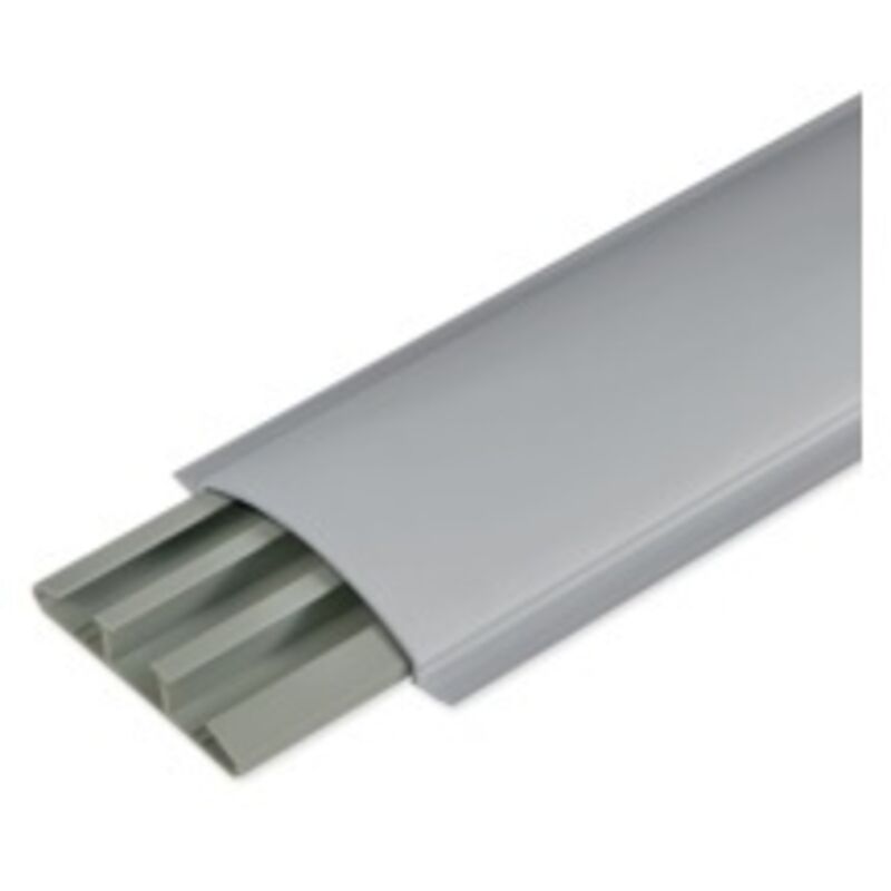 foto del prodotto csp n 75x17 g canalina soprapavimento 3 scomparti, grigio