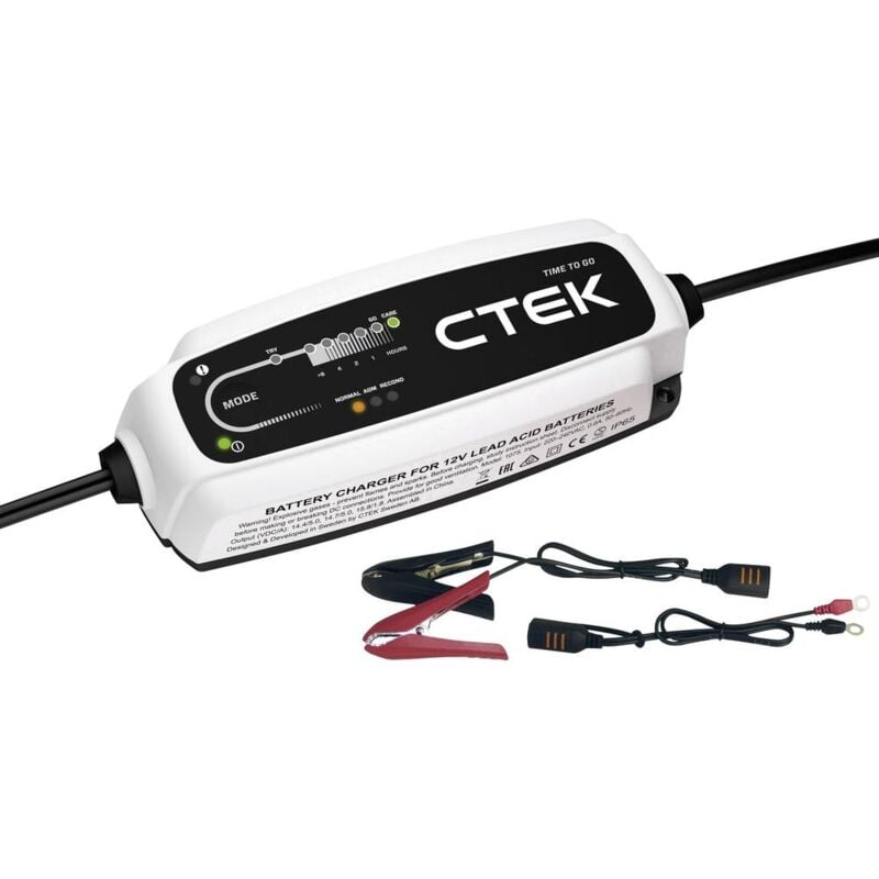 foto del prodotto ctek ct5 time to go 40 161 caricatore automatico 12 v 5 a