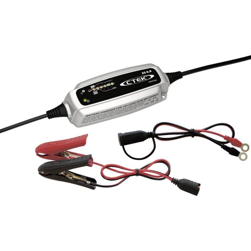 foto del prodotto ctek xs 0.8 56 707 caricatore automatico 12 v 0.8 a