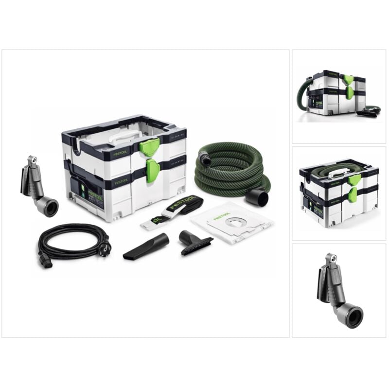 foto del prodotto ctl sys cleantec unità mobile di aspirazione 4,5l classe di polvere l 575279 accessori - festool