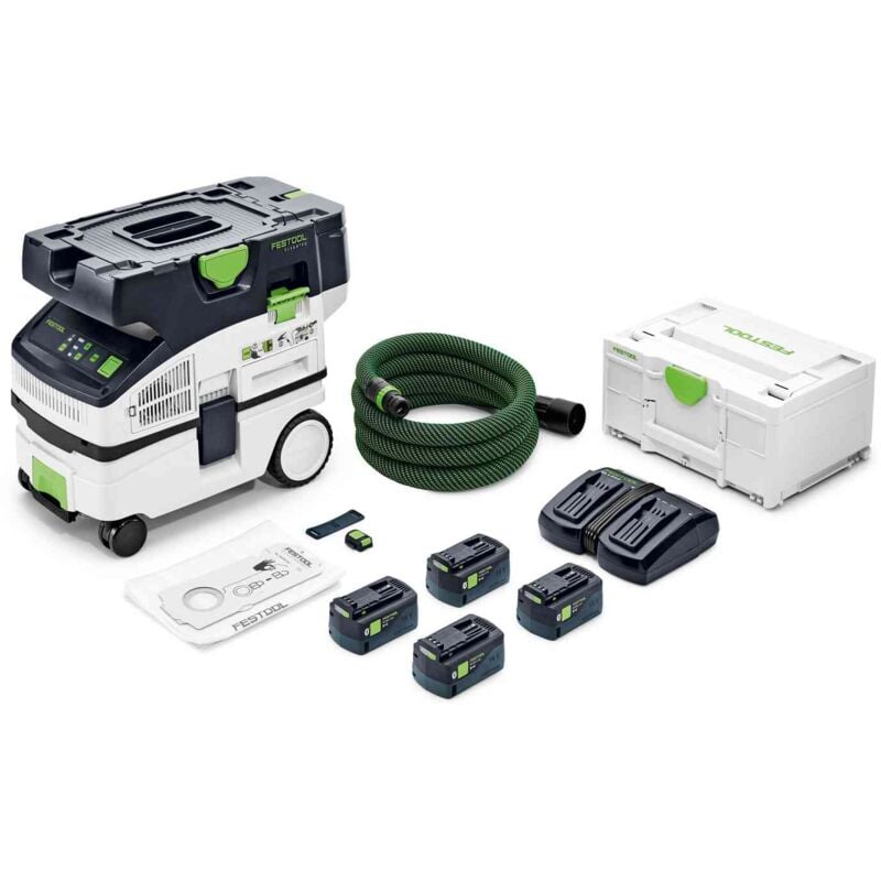 foto del prodotto ctlc mini i plus cleantec aspiratore a batteria 577149 festool