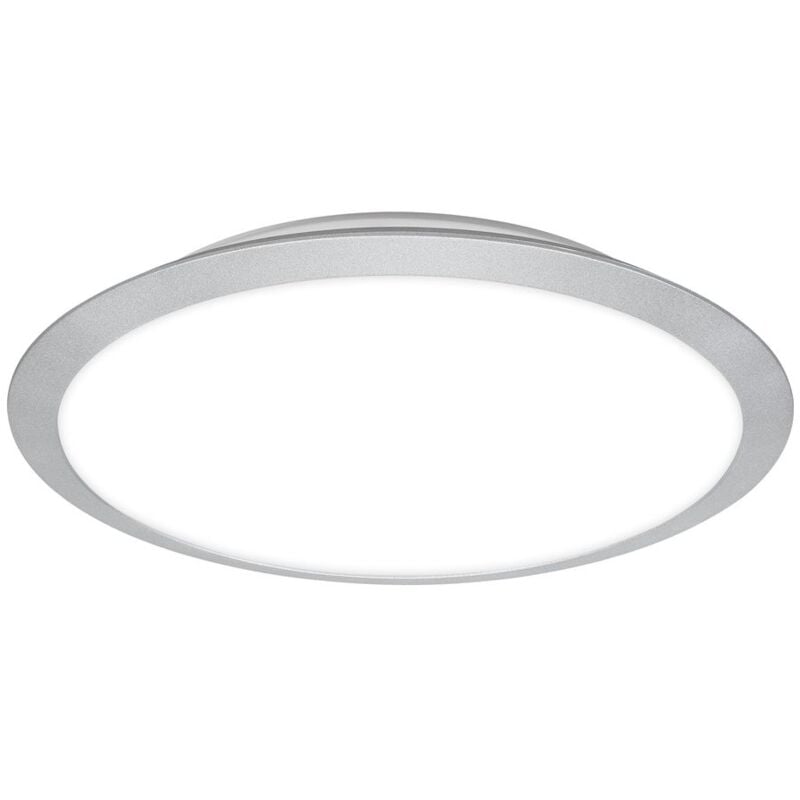 foto del prodotto cts lampada da soffitto a led, cromo opaco, ip44, 1xled 21w