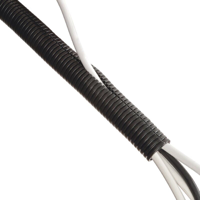 foto del prodotto ctt1.1b tubo per cavi elettrici, tubo corrugato, tubi nascondi cavi 32mm diametro esterno 1.1 m lunghezza nero d line