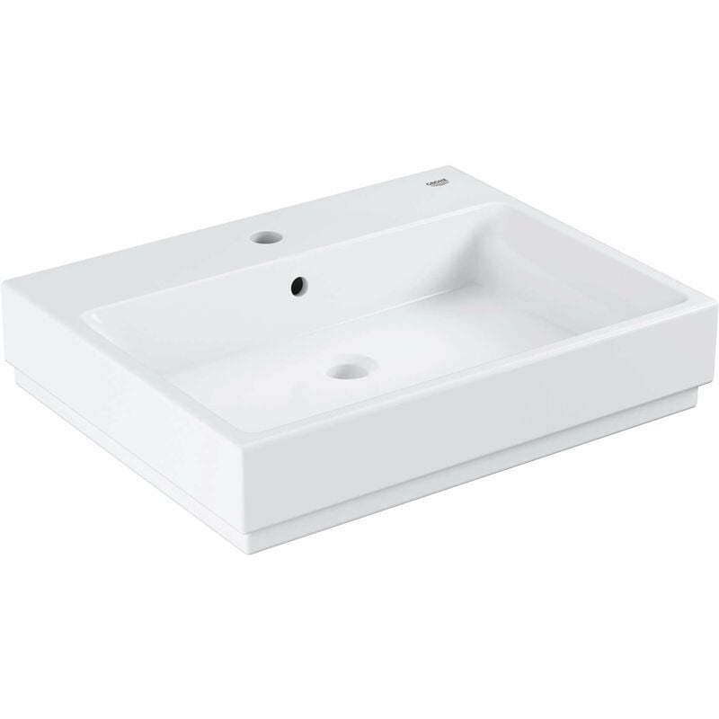 foto del prodotto cube ceramic lavabo con troppopieno, 60x49 cm, pureguard, bianco alpino 3947300h grohe