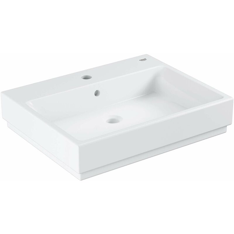 foto del prodotto cube ceramic lavabo con troppopieno, 60x49 cm, pureguard, bianco alpino 3947700h grohe