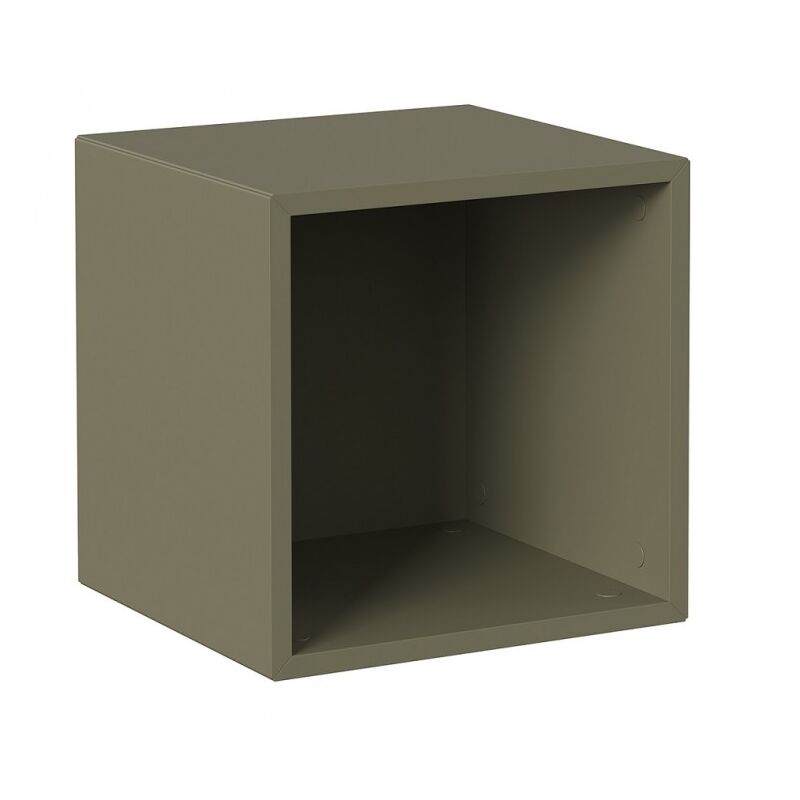 foto del prodotto cubo da parete 37,5x35x37,5 cm verde oliva con un vano zara