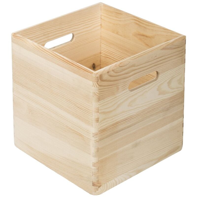 foto del prodotto cubo di pino massiccio l30 x h30 cm