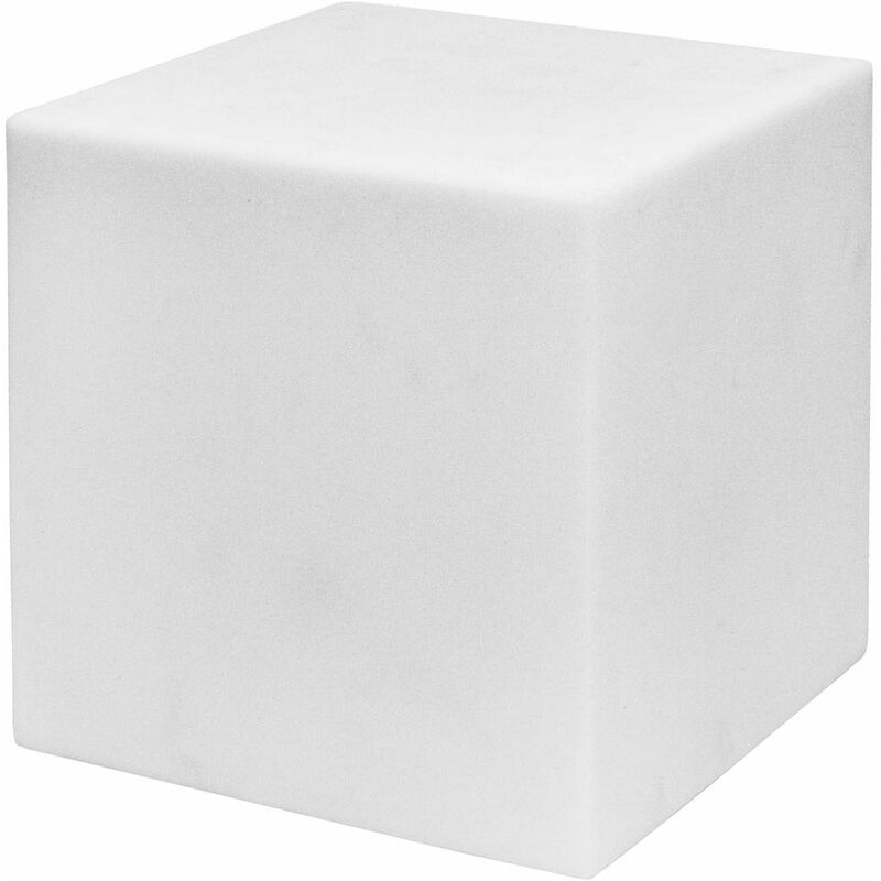 foto del prodotto cubo luminoso da giardino a led 40x40 cm in resina 5w cube multicolore