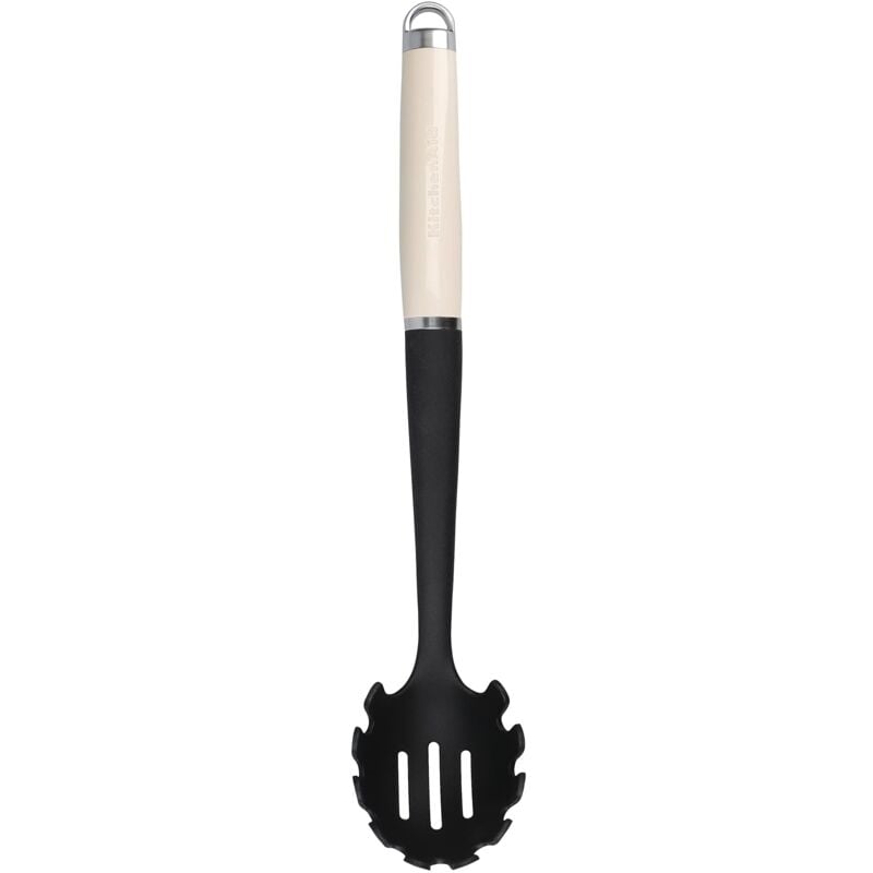 foto del prodotto cucchiaio mestolo prendi spaghetti pasta, resistente al calore fino a 232 c, sicuro sulle superfici antiaderenti, crema kitchenaid