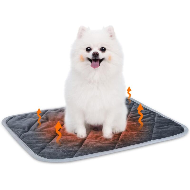 foto del prodotto cuccia autoriscaldante per cani e gatti tappetino calmante per interni ed esterni pet friendly tappetino riscaldante lavabile 6045 cm 