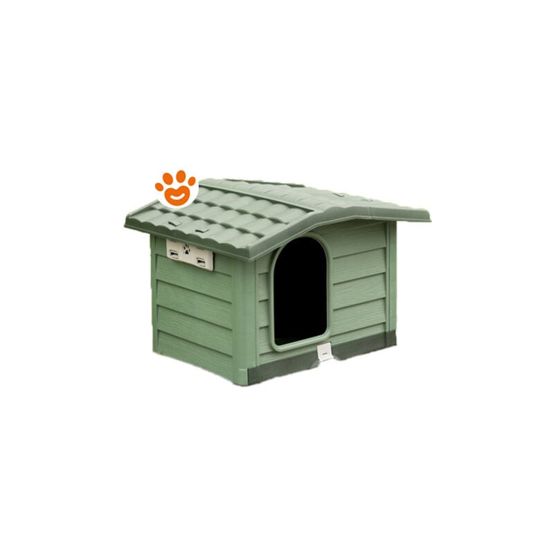 foto del prodotto cuccia bungalow large cuccia bungalow large bungalow large verde 110x94x77h bama